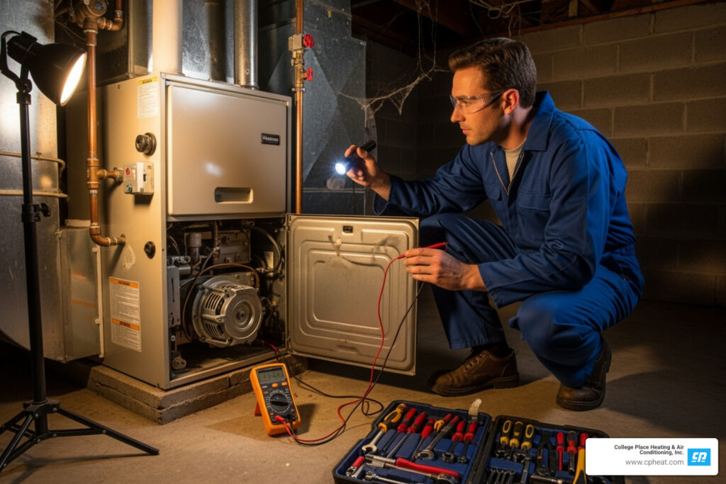 heating repair college place wa