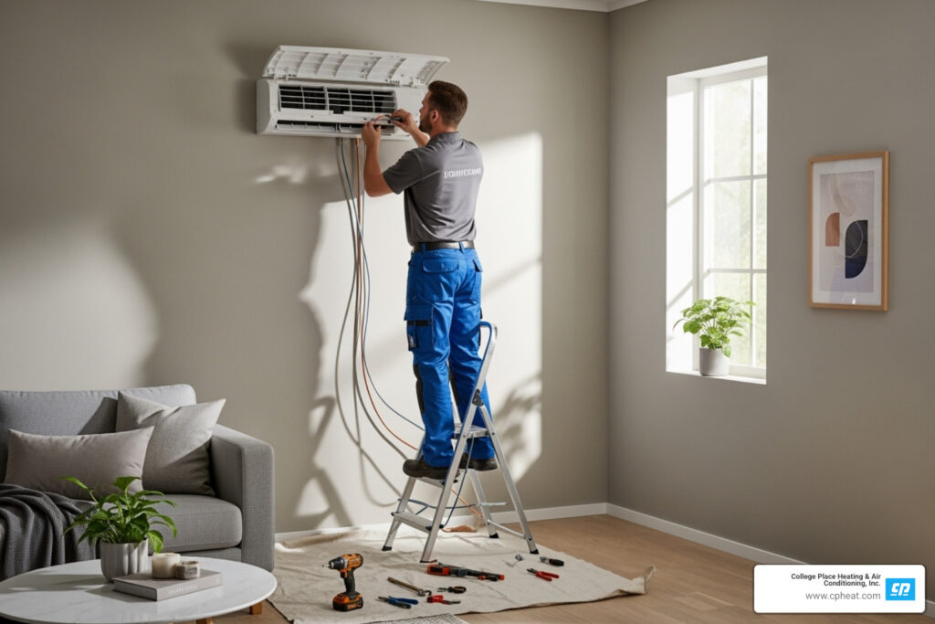 mini split installation college place wa
